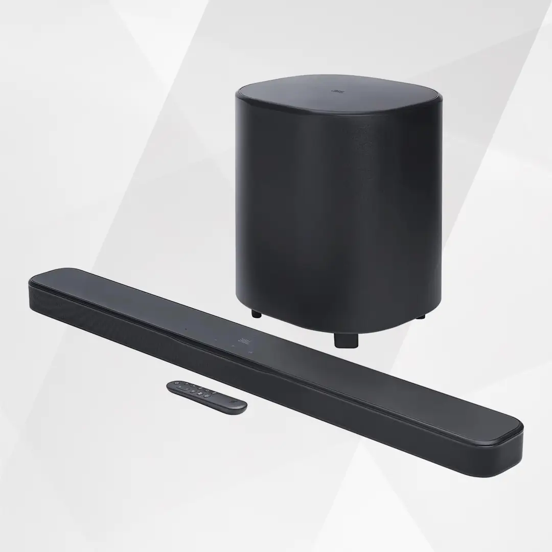 bingoo-0-bar-500-mk2 JBL Bar 500 MK2 5.1 Channel Dolby Atmos Soundbar with Wireless Subwoofer - Image 1